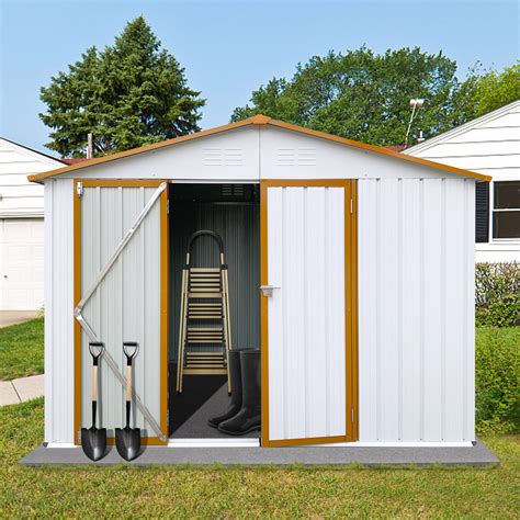 metal garden houses|metal sheds with floor included.